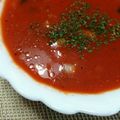 もち亀's cooksnap of when they made トマトジュースで作る♬簡単ガスパチョ.