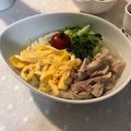sweetbox25's cooksnap of when they made 簡単♡即席♡にんにく鶏塩冷うどん♡.