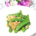 tennisnoah's cooksnap of when they made 豚肉とスナップえんどうのオイスター炒め.