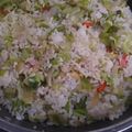 もりのりころ's cooksnap of when they made 味付け簡単！じゃことレタスの炒飯(^^).