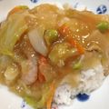 クックZ8J4H4☆'s cooksnap of when they made 簡単！時短！卵とキャベツのあんかけ丼.