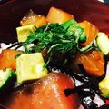 さちaro's cooksnap of when they made まぐろアボカド丼.