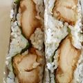 ももちゃんパンダ's cooksnap of when they made 簡単酢飯唐揚げおにぎらず遠足お弁当.