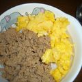 いこりんおばちゃん's cooksnap of when they made フワフワ☆肉そぼろ.