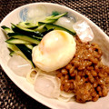 愛ひろ's cooksnap of when they made 冷やし中華風納豆そうめん.