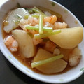 po5296's cooksnap of when they made かぶとかぶの葉と小エビのあんかけ煮.