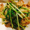 クックTW2DMK☆'s cooksnap of when they made 簡単、時短！水菜の豚バラのとろ～り炒め♪.