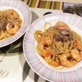 miwayon's cooksnap of when they made ポルチーニとエビのクリームパスタ.