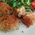 ぴくしーの台所's cooksnap of when they made 残ったカレーで★ライスコロッケ.