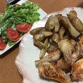 ﾌﾞﾚﾝﾀﾞ's cooksnap of when they made オーブンで簡単！☆グリルポテト&チキン☆.