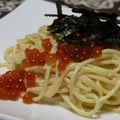 rubi0314's cooksnap of when they made イクラのクリームスパゲティー.