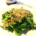bistroZ4's cooksnap of when they made ガーリックが香る！小松菜と胡桃の常備菜.