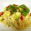 rarararako's cooksnap of when they made 和風☆アボカドとしらすの冷製パスタ.