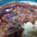 peachpies's cooksnap of when they made キャベツと桜えびの山芋トロトロ焼き.