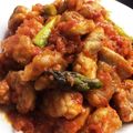 剛パパちゃんのママ's cooksnap of when they made 鶏もも肉とアスパラのトマトソース炒め.