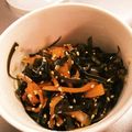 あみゆみ☆☆'s cooksnap of when they made 鍋後に★出がらし昆布の人参ふりかけ！.