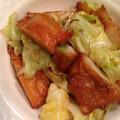 ムーヒツジ's cooksnap of when they made キャベツとさつま揚げの炒めもの.