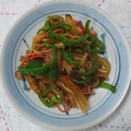イチゴ、イチゴ。's cooksnap of when they made ✜カニカマとピーマンのオイソ炒め✜.