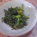 のじまさん's cooksnap of when they made 簡単：春菊の胡麻マヨネーズ和え.