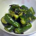 FJTM's cooksnap of when they made 塩こぶですぐ出来る。きゅうりの浅漬け.