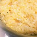 湯豆腐＠たべごろ's cooksnap of when they made 簡単！チーズリゾット風？カルボナーラご飯.