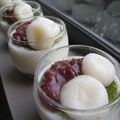 けーこぴー's cooksnap of when they made 練乳ミルクプリン・抹茶と小豆白玉添え.