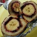 ぷぬーぴーさん's cooksnap of when they made トーストバナナロール.