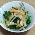 美味介's cooksnap of when they made 大根の食感が♪ホウレン草と油揚げマヨポン.