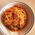 まゆく's cooksnap of when they made シンプルナポリタン.