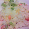 snowdayan's cooksnap of when they made ♬鮭とレタスの炒飯♬.