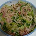ひなひーな's cooksnap of when they made 豆苗とカリカリベーコンのえのき炒め.