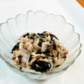 Trussardi's cooksnap of when they made 簡単おいしい♡さば缶とわかめのサラダ.