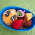 かずよmama's cooksnap of when they made 仮面ライダーゴースト☆キャラ弁.