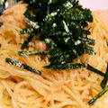 nisiyan's cooksnap of when they made 材料３つ❤明太子パスタ.