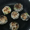 とむ☆やむくん's cooksnap of when they made ♡枝豆のはんぺんハンバーグ♡.
