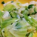 ぺたんこクマ's cooksnap of when they made キャベツ大量消費☆子供もやみつきキャベツ.