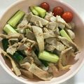 tocorincha's cooksnap of when they made 豚肉きゅうりのピリ辛中華サラダ.