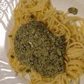 haturi's cooksnap of when they made 春菊と松の実のジェノベーゼ.