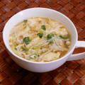 のば☀のば's cooksnap of when they made えのきだけと貝割れ菜のかきたまスープ.