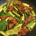 chiyomin♪'s cooksnap of when they made 小松菜と豚肉のオイスターソース炒め.