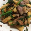 プリズンブレイク's cooksnap of when they made パパッと一品！大根と豚肉の甘辛炒め.