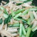 ポニーリボン's cooksnap of when they made シンプル！大根と小松菜の塩炒め.