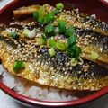 ばく★ちく's cooksnap of when they made イワシの蒲焼き丼♡.