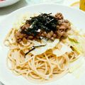 ☆lino☆lino's cooksnap of when they made 納豆嫌いでも食べられる！簡単☆納豆パスタ.