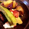 momomo888's cooksnap of when they made ☆たこと茄子・オクラの夏野菜マリネ☆.