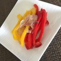 デンダイメイ's cooksnap of when they made グリーンアスパラとパプリカのピクルス.