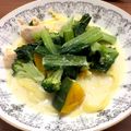 もぎゅすけ's cooksnap of when they made 327kcal♡絶品！豆乳みそスープスパ.