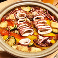モラさん's cooksnap of when they made 夏野菜とまるごとイカの土鍋パエリア☆☆.