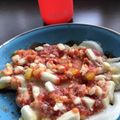 TeSage's cooksnap of when they made フライパンで簡単お餅ピザ.