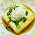 ころころはにわ's cooksnap of when they made お母さんの揚げない揚げ出し豆腐♡.